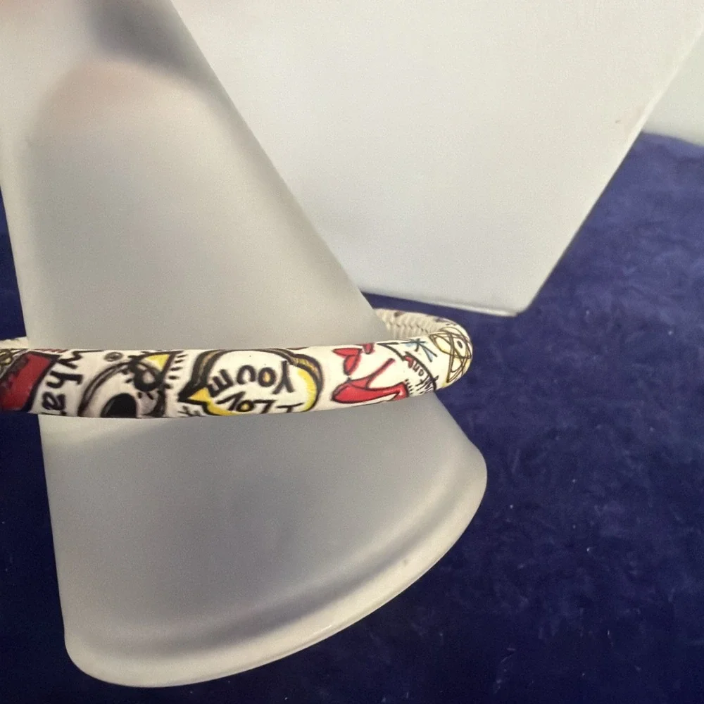 Brighton WOODSTOCK I love You Single Leather Bracelet*8